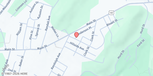 Map showing Hope House a Div of Catholic at 101-103 Bassett Highway, Dover, NJ