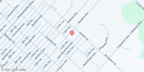 Map showing Egg Harbor City Community School at 730 Havana Avenue, Egg Harbor City, NJ