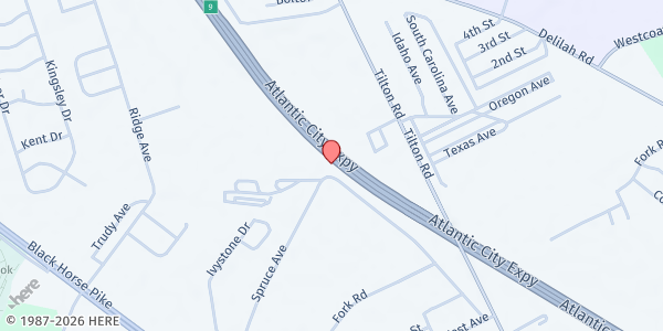 Map showing Davenport School Complex at 2499 Spruce Avenue, Egg Harbor Township, NJ