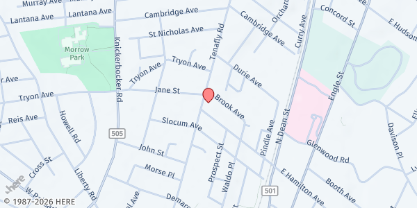 Map showing Community SDA Church at 245 Tenafly Road, Englewood, NJ