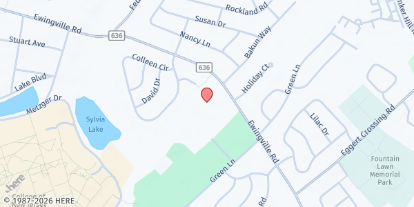 Map showing Antheil Elementary School at 339 Ewingville Rd, Ewing Township, NJ