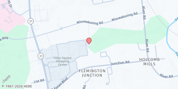Map showing Flemington Area Food Pantry at 154 NJ-31, Flemington, NJ