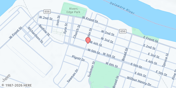 Map showing On the Wings of Love - Florence at 348 West 4th Street, Florence, NJ