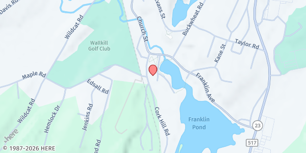 Map showing Salvation Army Food Pantry at George Labance Lane, Franklin, NJ
