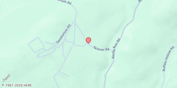 Map showing North Hunterdon Food Pantry at 24 Skinner Road, Glen Gardner, NJ