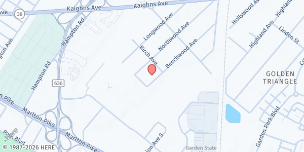 Map showing Cherry Hill Pantry at 910 Beechwood Avenue, Golden Triangle, NJ