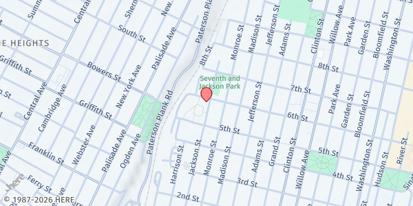 Map showing HOPES CAP, Inc. - Hoboken at 532 Jackson St, Hoboken, NJ