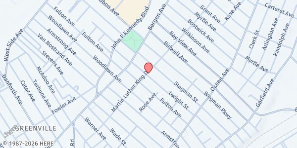 Map showing Friends Of Lifers Youth Corporation - Hackensack River Waterfront at 152 Martin Luther King Dr, Jersey City, NJ