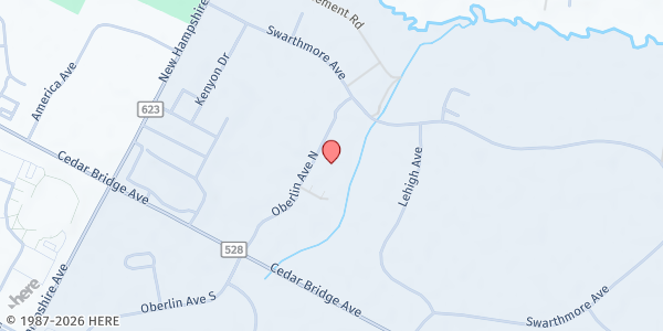 Map showing Ashira - Lakewood at 155 Oberlin Avenue North, Lakewood, NJ