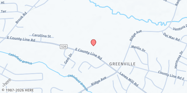Map showing Calvary LightHouse - House of Blessing at 1133 East County Line Road, Lakewood, NJ