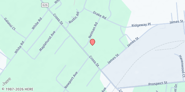 Map showing Yeshiva Shagas Aryeh-Chaveirim at 975 Cross Street, Lakewood, NJ