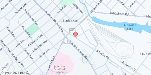 Map showing Lindenwold Hope Mobile - 901 Berlin Road at 901 Berlin Road, Lindenwold, NJ