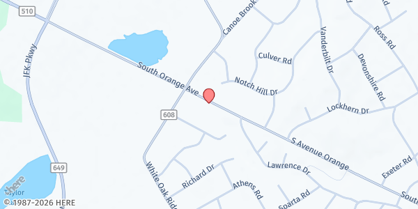 Map showing Jewish Relief Agency of New Jersey at 650 S. Orange Ave, Livingston, NJ