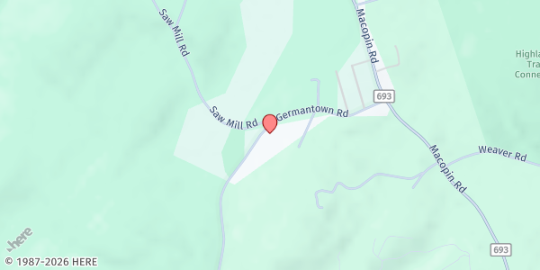 Map showing St. Joseph's Church, West Milford at 454 Germantown Road, Macopin, NJ