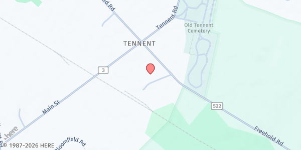 Map showing Samaritan Center Food Pantry at 211 County Road 522, Manalapan Township, NJ