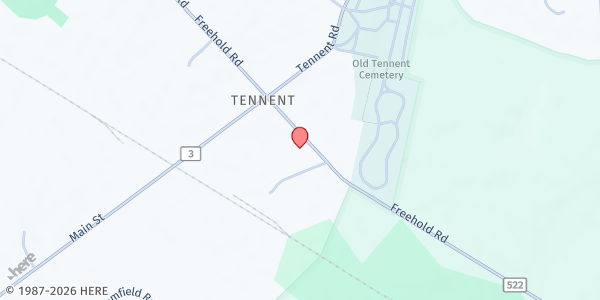 Map showing Samaritan Center Food Pantry at 211 County Road 522, Manalapan Township, NJ