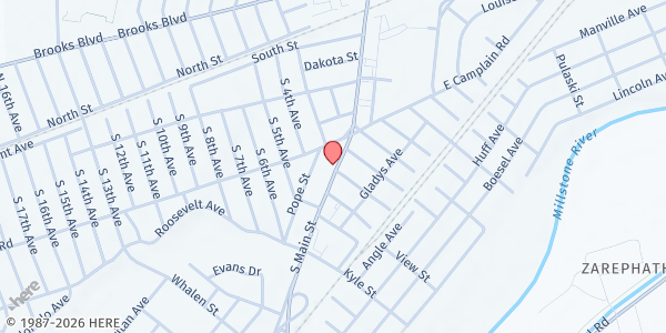 Map showing Faith in Action Church Manville Food Pantry at 228 South Main Street, Manville, NJ