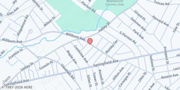 Map showing Reveal to Heal at 2115 Millburn Ave, Maplewood, NJ