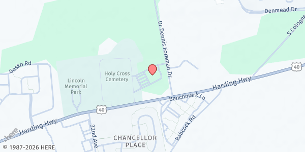 Map showing St. Vincent de Paul Church Food Pantry at 5021 Harding Highway, Mays Landing, NJ