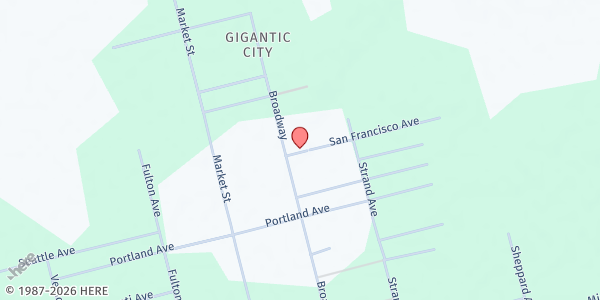 Map showing Alfred R. Lundy Sr. Community Center at 6916 SEWELL AVENUE, MIZPAH, NJ