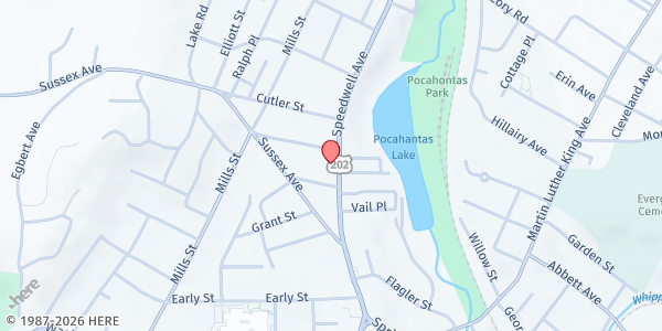 Map showing Interfaith @ Speedwell at 190 Speedwell Avenue, Morristown, NJ