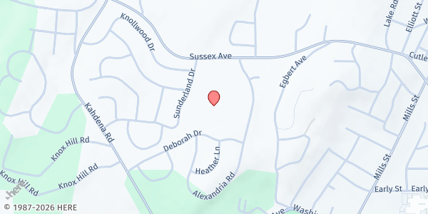 Map showing Jewish Relief Agency of New Jersey at 226 Sussex Ave, Morristown, NJ