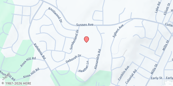 Map showing Jewish Relief Agency of New Jersey - Morristown at 226 Sussex Ave, Morristown, NJ