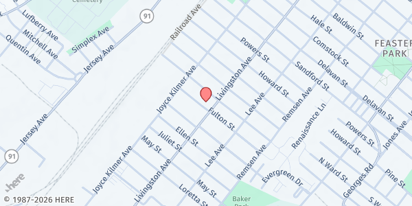 Map showing New Brunswick Seventh Day Adventist Church at 339 Livingston Avenue, New Brunswick, NJ