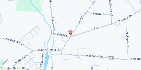 Map showing New Egypt UMC-Good Samaritan at 38 North Main Street, New Egypt, NJ