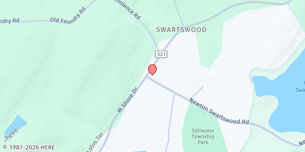 Map showing Samaritan Inn at 901 Swartswood Road, Newton, NJ