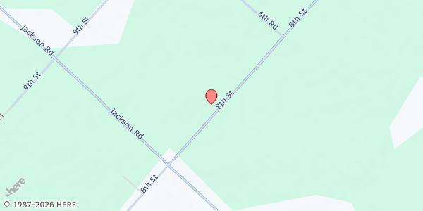 Map showing Bethel Holy Temple at 533 8th St, Newtonville, NJ