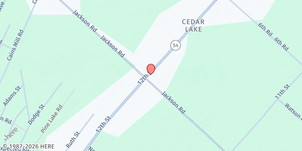 Map showing First Newtonville Sda at 955 Route 54, Newtonville, NJ