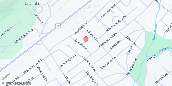 Map showing North Plainfield Pantry at 11 Vermeule Place, North Plainfield, NJ