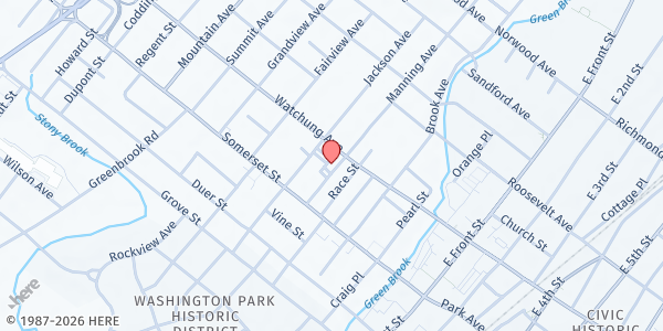 Map showing The Samaritan Homeless Interim Program - North Plainfield at 41 Manning Avenue, North Plainfield, NJ
