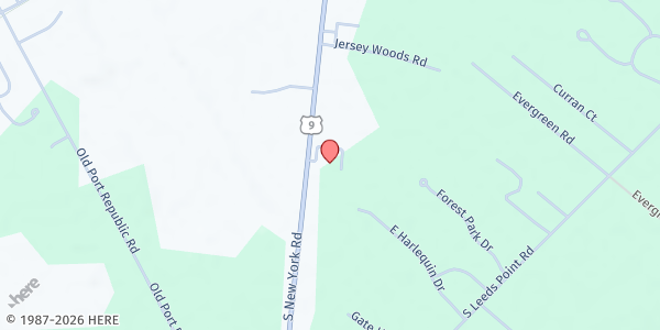 Map showing Atlantic Community Charter School District at 112 South New York Road, Oceanville, NJ