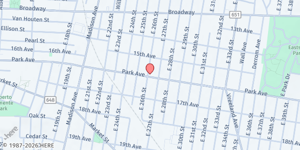 Map showing Jump Start at 385 Park Avenue, Paterson, NJ