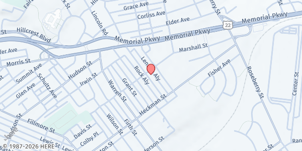 Map showing Norwescap Tradition Food Pantry at 350 Marshall Street, Phillipsburg, NJ