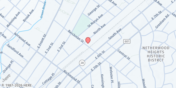 Map showing Seidler Field at 700 North Avenue, Plainfield, NJ