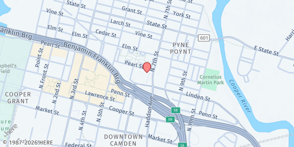 Map showing Northgate 1 Residents - 433 North 7th Street at 433 North 7th Street, Pyne Point, NJ