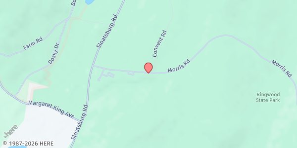 Map showing Center for Family Resources at 12 Morris Rd, Ringwood, NJ