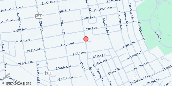 Map showing Shirley Leota Foreman Armstrong Scholarship at 310 East 8th Ave, Roselle, NJ