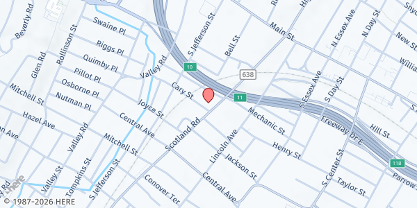 Map showing Oheb Shalom Congregation at 170 Scotland Rd, South Orange, NJ