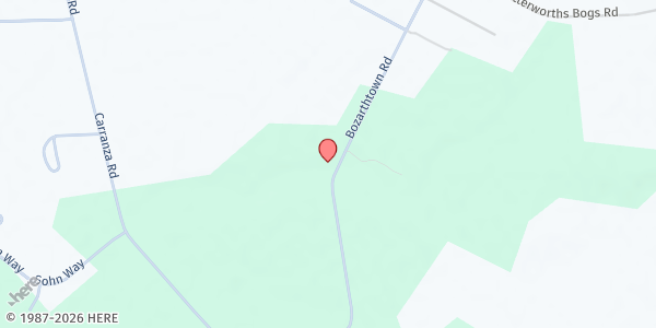 Map showing Church of the Holy Eucharist at 520 Medford Lakes Rd, Tabernacle, NJ