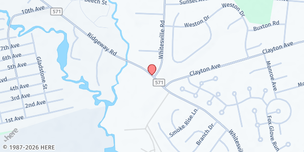 Map showing Fulfill NJ Mobile - American Vets at 1295 Toms River Road, Toms River, NJ