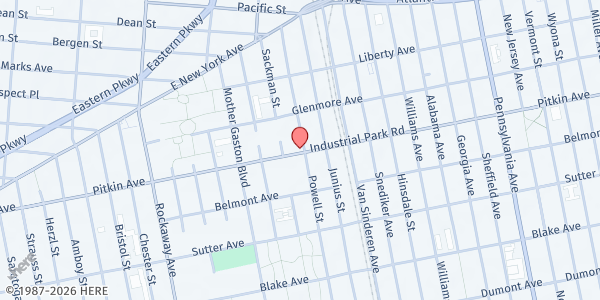 Map showing Primera Iglesia Pentecostal Alpha & Omega House of God at 347 Second St, Trenton, NJ