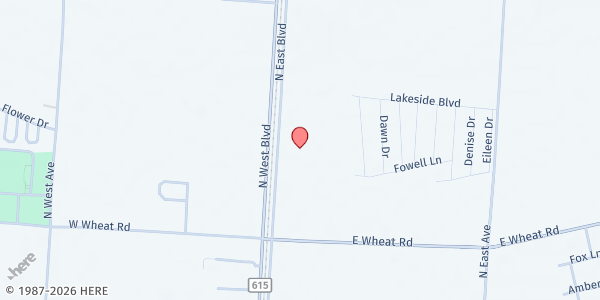 Map showing Building New Lives at 1837 Northeast Boulevard, Vineland, NJ