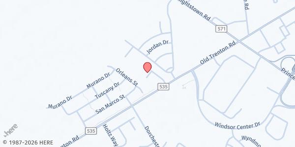 Map showing Muslim Center of Greater Princeton - Hunger Van Stop at 2030 Old Trenton Rd, West Windsor, NJ