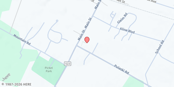 Map showing Starfish Food Pantry - Our Lady of Lourdes Church at 390 County Road #523, White House Station, NJ