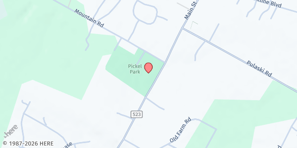 Map showing Readington Township Social Services at 509 County Road 523, Whitehouse Station, NJ