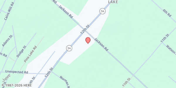 Map showing Abundant Life at 849 New Jersey 54, Williamstown, NJ
